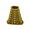 Tibetan Style Alloy Bead Cones, Cadmium Free & Nickel Free & Lead Free, Antique Golden, 18x17x8mm, Hole: 5.5mm, about 136pcs/524g