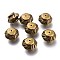 CCB Plastic Beads, Rondelle, Antique Bronze, 20x14.5mm, Hole: 1~1.6mm