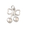 Brass Pendants, Long-Lasting Plated, Lead Free & Cadmium Free, Rack Plating, with Jump Ring, Cherry, 15x12x3mm, Hole: 3mm