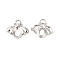 Non-Tarnish 304 Stainless Steel Pendants, Insect Charms, Stainless Steel Color, 17x19x2mm, Hole: 3x3.5mm