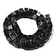 Натуральные нити бус из ларвикита G-T139-6x6-25A-2