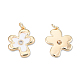 Подвески из латуни с прозрачным фианитом KK-N232-494-1
