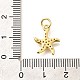 Латунные микропаве прозрачные подвески с фианитом KK-Q040-01D-G-3