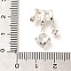 Латунные микро проложить кубического циркония подвески KK-C085-12S-3