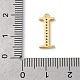 Подвеска из латуни с микропаве из кубического циркония KK-H449-76G-03-4
