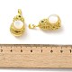 Подвески из ракушек с жемчужной тыквой KK-K362-01G-3