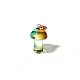 Подвески lampwork MUSH-PW0001-007G-1