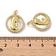 Латунные подвески KK-I656-35G-01-3