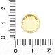 Латунные микропаве прозрачные многонитевые звенья из циркония KK-D325-04G-3