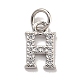 Буквица из латуни с подвесками из кубического циркония KK-Q814-26H-P-1