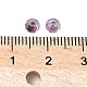 130шт 10г прозрачные стеклянные бусины GLAA-V001-07G-3