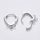 Латунные серьги-обручи X-KK-T049-16P-NF-2
