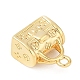 Латунные подвески KK-U054-01G-01-2