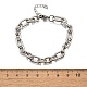 Браслеты из нержавеющей стали 304 figaro chains для мужчин и женщин BJEW-R021-07P-5