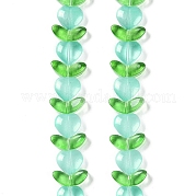 Прозрачные стеклянные бусины GLAA-B021-04B