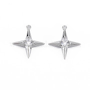 Латунные подвески с фианитами KK-S364-002