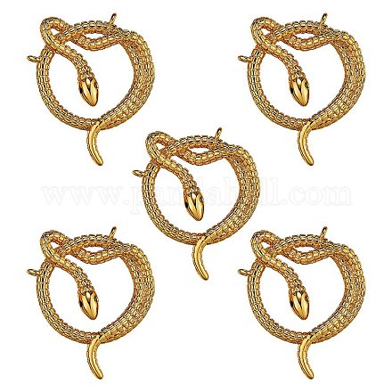 5 шт. Латунные подвески с микропаве ZIRC-SZ0002-89-1