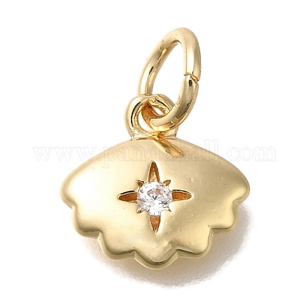 Латунные микро проложить кубического циркония подвески KK-Q001-13G-02-1