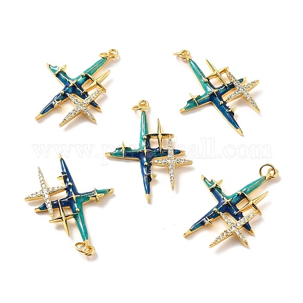 Стойки обшивки латунь микро проложить Циркон подвеску X-KK-M230-25G-1