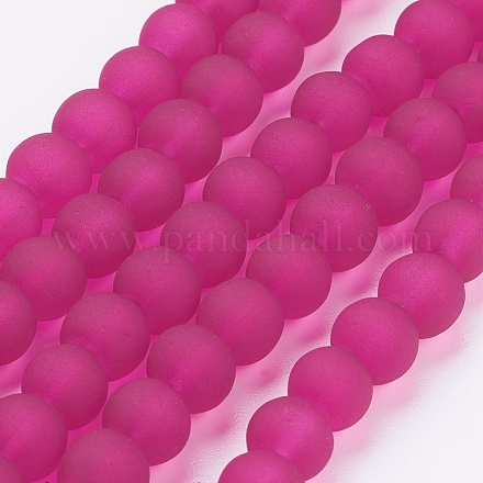 Прозрачные стеклянные бусины GLAA-S031-6mm-39-1