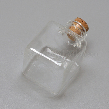 Стеклянная бутылка шарик контейнеры AJEW-R045-13-1