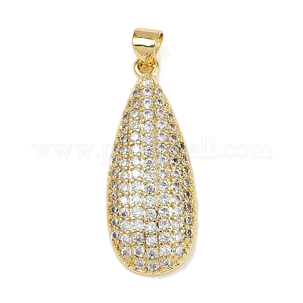 Латунные микро проложить кубического циркония подвески KK-S526-04G-1