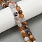 Natural Blue Chalcedony Beads Strands, Faceted, Cube, 6.5~7.5x6.5~7.5x6.5~7.5mm, Hole: 1mm, about 56pcs/strand, 15.55''(39.5cm)