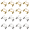 Zinc Alloy Chandelier Components Links, with Alloy Lobster Claw Clasps and Iron Chains, Mixed Color, 92mm, 20pcs/color