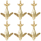 Beebeecraft 1 Box 10Pcs Whale Charm 18K Gold Plated Ocean Life Sea Whale Fish Animal Pendant Charms with Jump Ring for Jewellery Making DIY Earring Necklace Bracelet Crafts