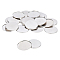 Tarnish Resistant 304 Stainless Steel Milled Edge Bezel Cups, Cabochon Settings, Flat Round, Stainless Steel Color, Tray: 25mm, 26x1.5mm