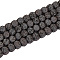 OLYCRAFT About 94pcs 9x9mm Natural Lava Beads Faceted Lava Beads Polygon Lava Beads Black Volcanic Lava Gemstone Beads Energy Stone Chakra Beads with 1mm Hole for Bracelet Jewelry Making DIY Crafts