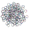 CHGCRAFT 200Pcs Stainless Steel Jump Rings 6mm Rainbow Color 304 Plating Open Jump Rings for Necklace Bracelet Earrings Making, 20 Gauge