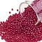 TOHO Round Seed Beads, Japanese Seed Beads, (798) Inside Color AB Crystal/Siam Ruby Lined, 11/0, 2.2mm, Hole: 0.8mm, about 1110pcs/10g