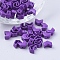 Spray Painted Alloy Multi-Strand Links, for Tile Elastic Bracelets Making, Arrow, Medium Purple, 8x5x4mm, Hole: 1mm