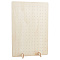 Wood Vertical Earring Display Stands, Jewelry Organizer Holder for Earring Storage, Rectangle, Moccasin, 30x15x43cm, Hole: 3mm