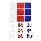 2220Pcs 9 Style Glass Seed Beads, Opaque Colours, Patriotic Style, Round Hole Beads, Mixed Color, 2~4mm, Hole: 1~1.5mm