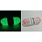 Luminous Two Tone Polyester Yarns, Glow in the Dark Yarn, for Weaving, Knitting & Crochet, Pink, 2mm, about 53m/skein