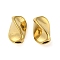 Ion Plating(IP) 304 Stainless Steel Twist Beads, Real 18K Gold Plated, 8x5x4mm, Hole: 1.8mm