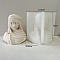 Greek Goddess Food Grade Silicone Bust Portrait Candle Molds, For Half-body Sculpture Candle Making, White, 10.5x14.5x15cm