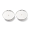 Non-Tarnish 304 Stainless Steel Brooch Base Settings, Round, Stainless Steel Color, 31x2.5mm, Tray: 30.5mm