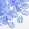 Cat Eye Cabochons, Oval, Cornflower Blue, 14x10x2.5mm