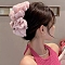 Resin Claw Hair Clips, Pearl Pink, 100mm
