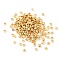 Brass Spacer Beads, Square, Real 18K Gold Plated, 2x2x1mm, Hole: 1.2mm