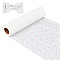 PVC Leather Fabric, Clothes Bag Accessories, Rectangle, Colorful, 300x1mm, about 3m/roll
