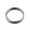 Tarnish Resistant 304 Stainless Steel Keychain Clasps, Split Key Rings, Stainless Steel Color, 12x14x2mm