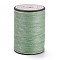 Round Waxed Polyester Thread String, Micro Macrame Cord, Twisted Cord, for Leather Sewing Stitching, Dark Sea Green, 0.8mm, about 54.68 Yards(50m)/Roll