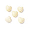 Hearts Natural Tagua Beads Jewelry Findings, Heart, Nut Beads, Old Lace, 12x9.5x11.5mm, Hole: 1.6mm
