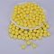 Round Silicone Focal Beads, Champagne Yellow, 15mm, Hole: 2mm