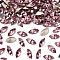 Preciosa® MAXIMA Crystal Fancy Stones, Czech Crystal, 435 14 615 Navette(Horse Eye), Dura Foiling, 20020 Light Amethyst, 8x4mm