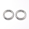 Tarnish Resistant 304 Stainless Steel Linking Rings, Round Ring, Stainless Steel Color, 25.5x3mm, Inner Diameter: 18.5mm